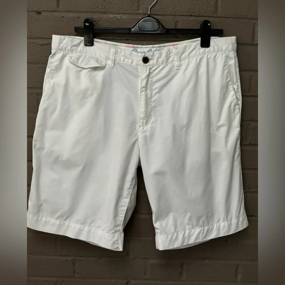 Robert Graham white cotton shorts 40